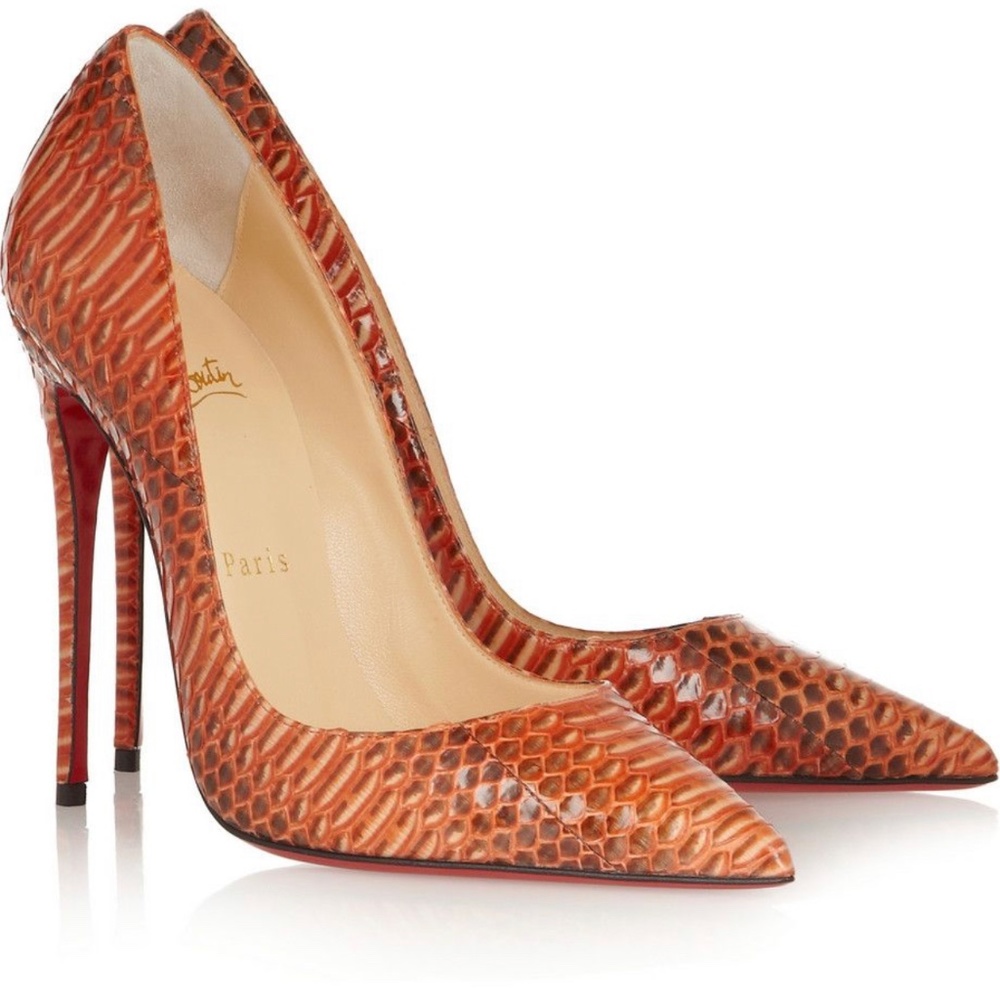 Christian Louboutin Shoes | So Kate 120 Watersnake Pump | Size: 7.5
